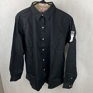 NEW Sullivan Supply Stock Show U Button Down Shirt Black Long Sleeve